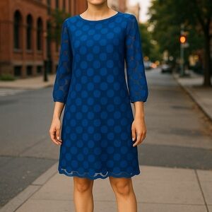 Style & Company Blue Dress Size Large